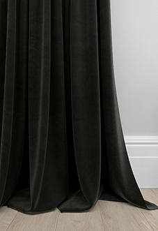Ultra Luxe Velvet, Black - Made to Measure Curtains